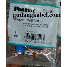 PANDUIT NET-KEY NK Modular Jack cat 5e, Blue NK5E88MBUY