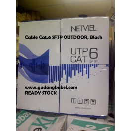 Netviel SFTP cable cat.6 outdoor Black
