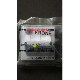 ADC Krone Face Plate 2 Hole with Shutter, ANGEL